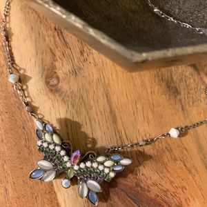 Vintage Sorrelli Butterfly Gemstone Necklace